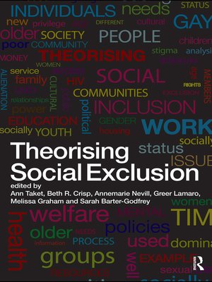 cover image of Theorising Social Exclusion